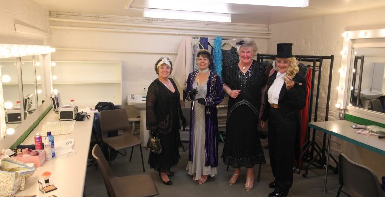 Glamorous Plaza Ladies ready to welcome their guests at our 'Anything Goes' Art Deco open day - 06.06.15