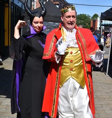 Rosie and Ted as always subtle and understated!..... Entertaining at Stockport Pride - 02.06.24