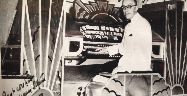 Mr William Starr at The Mighty Comton Organ in 1957